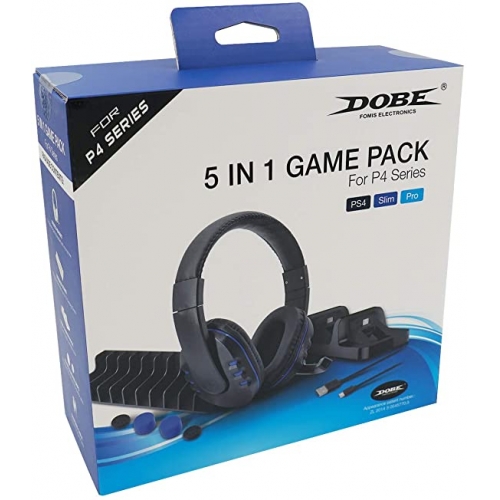 Headset 5 Em 1 Game Pack Ps4