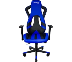 Cadeira Gamer Mx11 Giratória Preto Com Azul