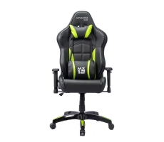 Cadeira Gamer Mx12 Giratória Preto Com Verde