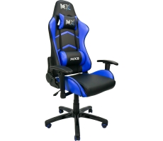 Cadeira Gamer Mx5 GiratÓria Preto E Azul Mymax