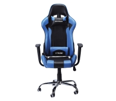  Cadeira Gamer Mx7 Preto E Azul GiratÓria Mymax